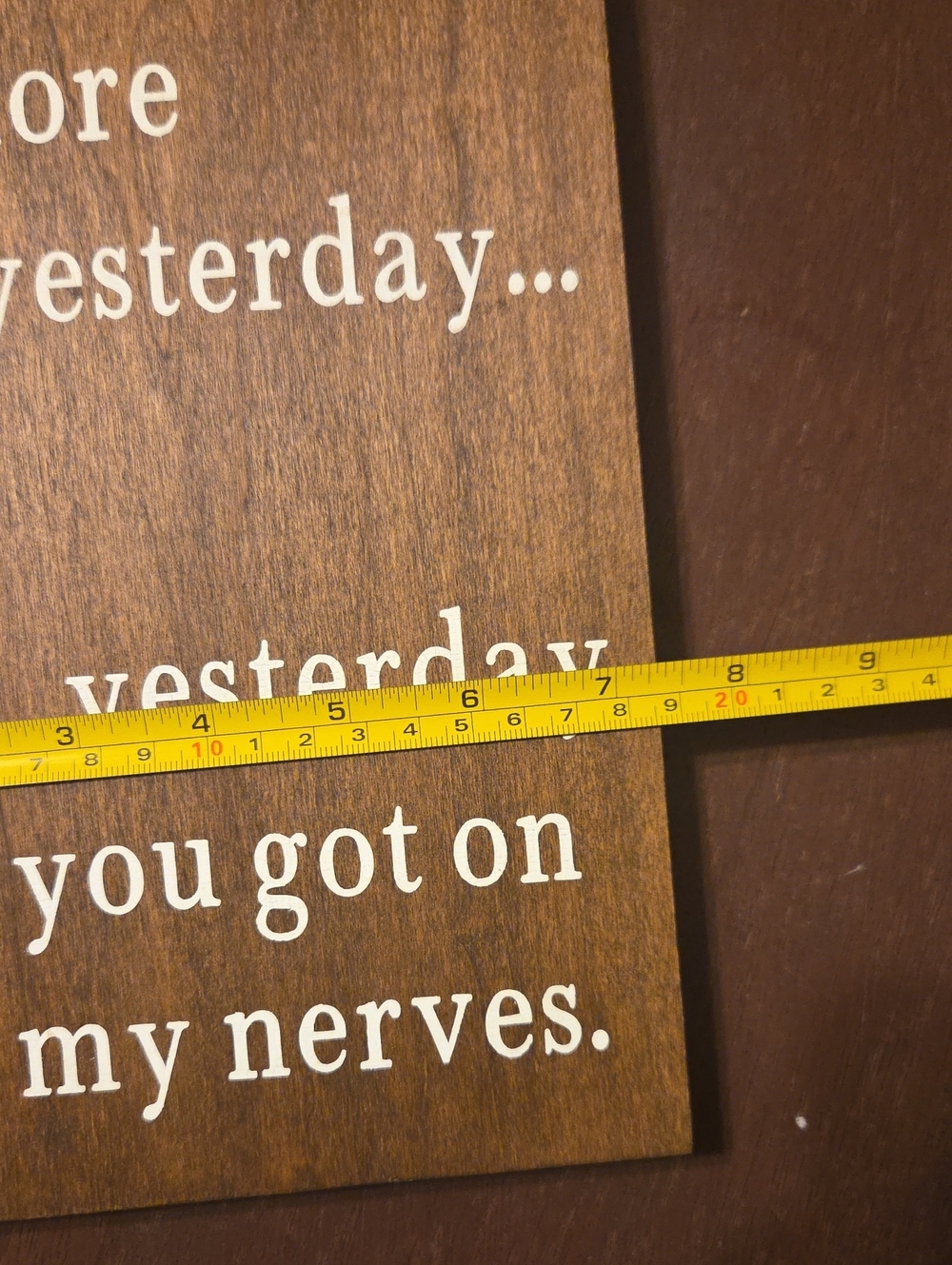 Wooden Sign - Picture 5 of 5